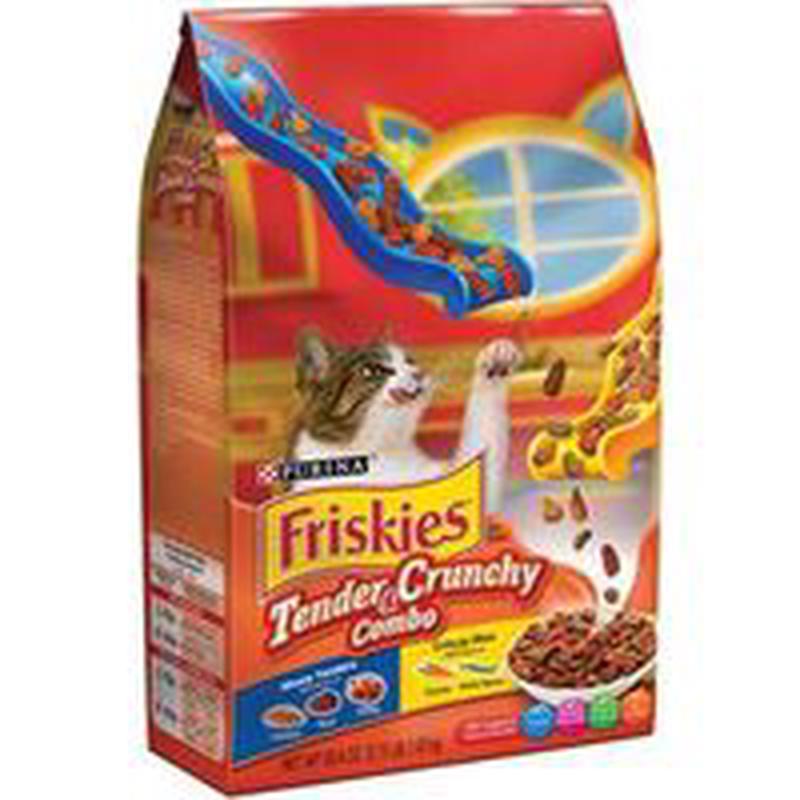 Purina Friskies Grillsers Blend Cat Food, Adult, Dry, 3.15 lb Bag