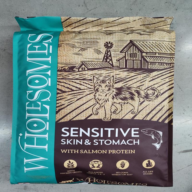 Wholesomes Snstv Slm Cat