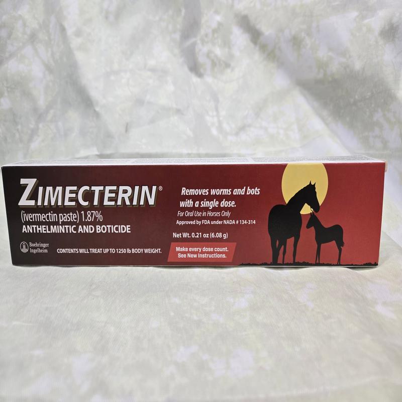 Zimecterin 1 Dose Horse Dewormer Paste