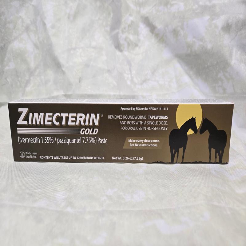Zimecterin Gold 1DS Horse Dewormer Paste