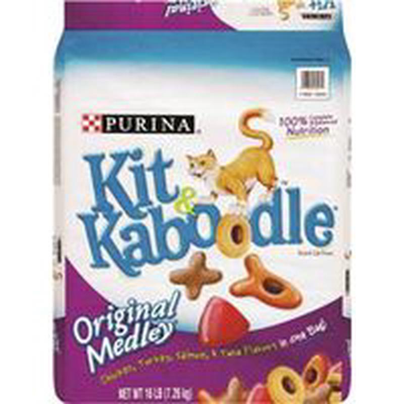 Purina Kit & Kaboodle Original Series Cat Food, Dry, Liver, Ocean Fish, Poultry, 13 lb Bag