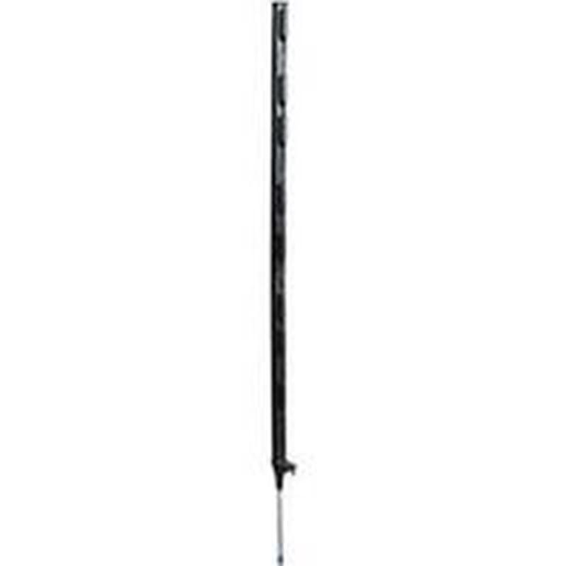 Zareba Fi-Shock A-48B Step-In Fence Post, 4 ft OAH, Polypropylene, Black 48"