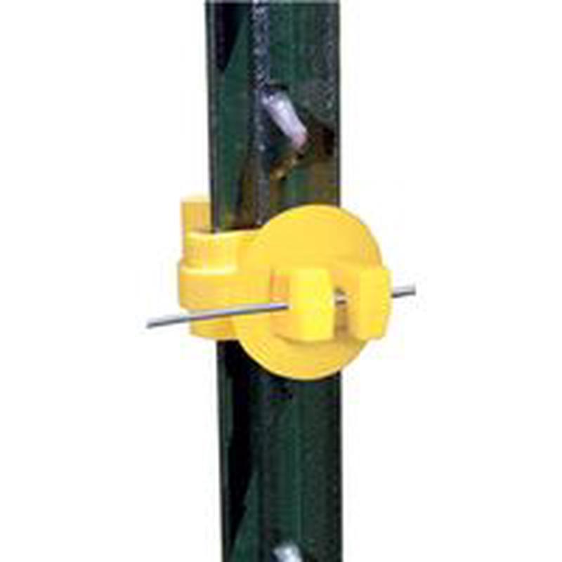 Zareba ITY-Z Standard Snug-Fitting Insulator, Yellow T-Post