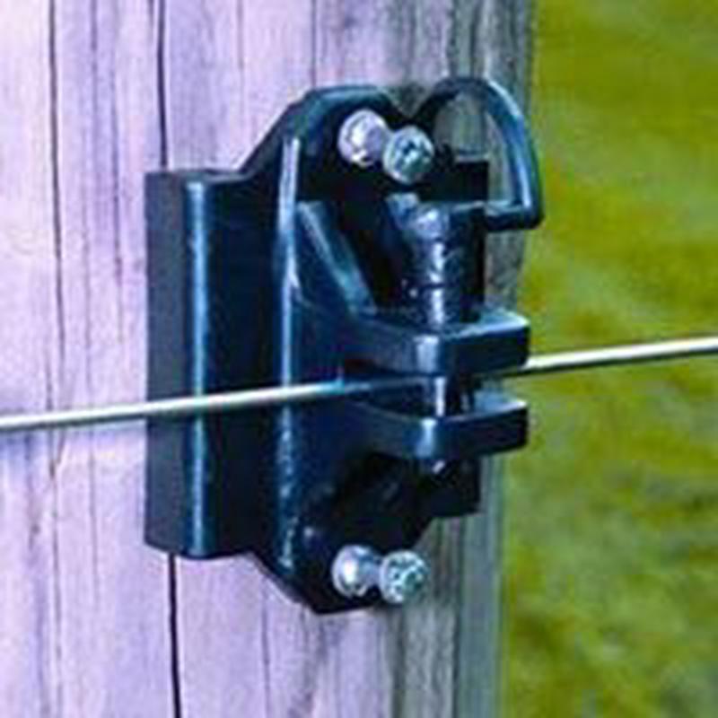 Zareba IWTPLB-Z Series Screw-In Ring Insulator for Standard Stubbed T-Post and Wood Post