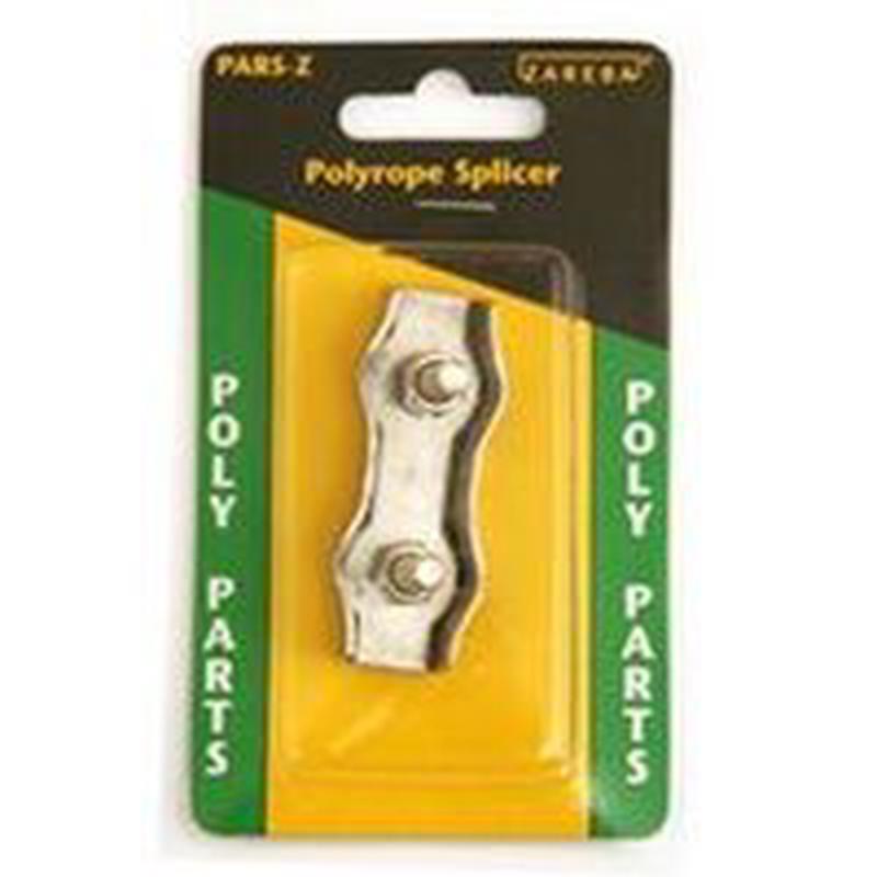 Zareba PARS-Z Polyrope Connector, Stainless Steel Splicer Polyrope 1/2in