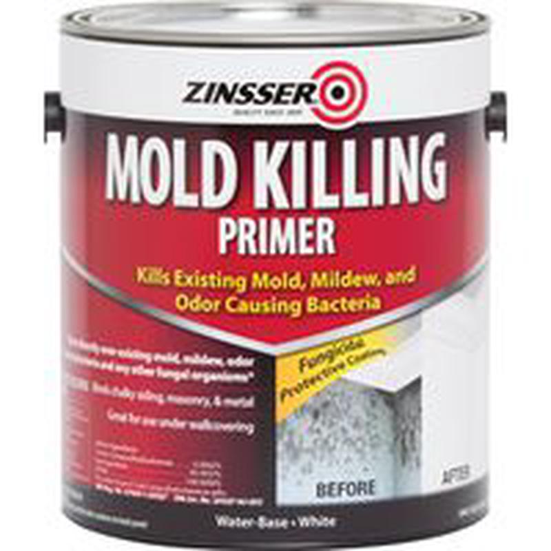 Zinsser Mold Killing Primer, Flat White, 1 Gal Can (276049)