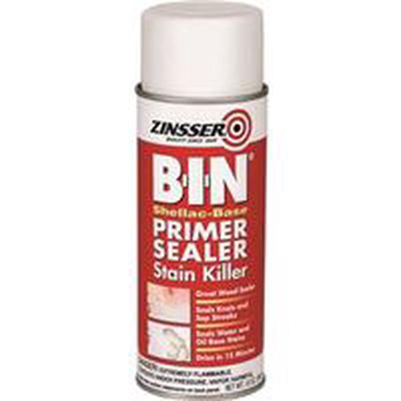 Zinsser 01008 Primer, White, 13 oz, 10 to 12 sq-ft Coverage Area (1008)