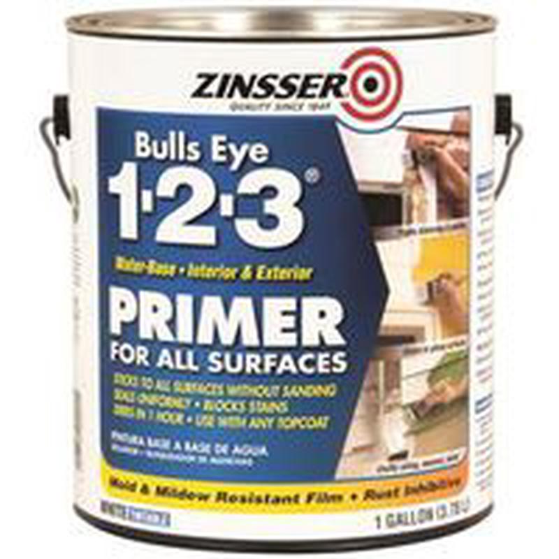 Zinsser 02001 Primer, White, 1 Gal, 450 Sq-Ft/Gal Coverage Area (2001)