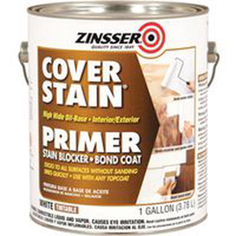 Zinsser Primer, Matte, White, 1 Gal Stain Primer/Sealer (3551)