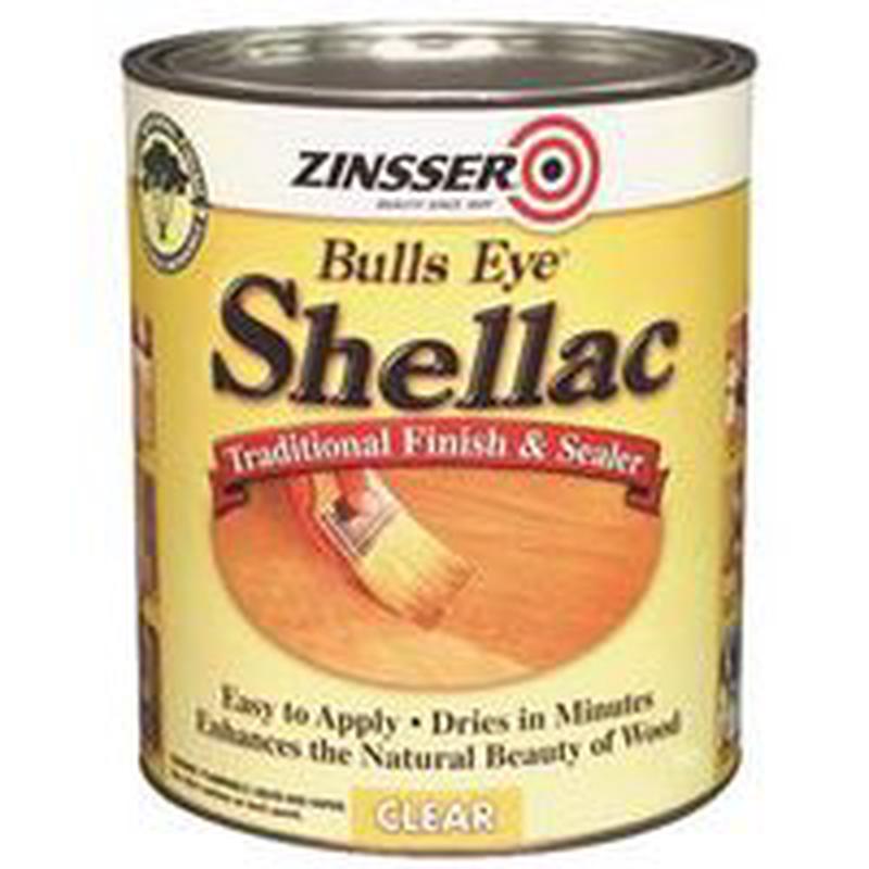 Zinsser Shellac, Midtone Clear Liquid, 1 Qt Can (304H)