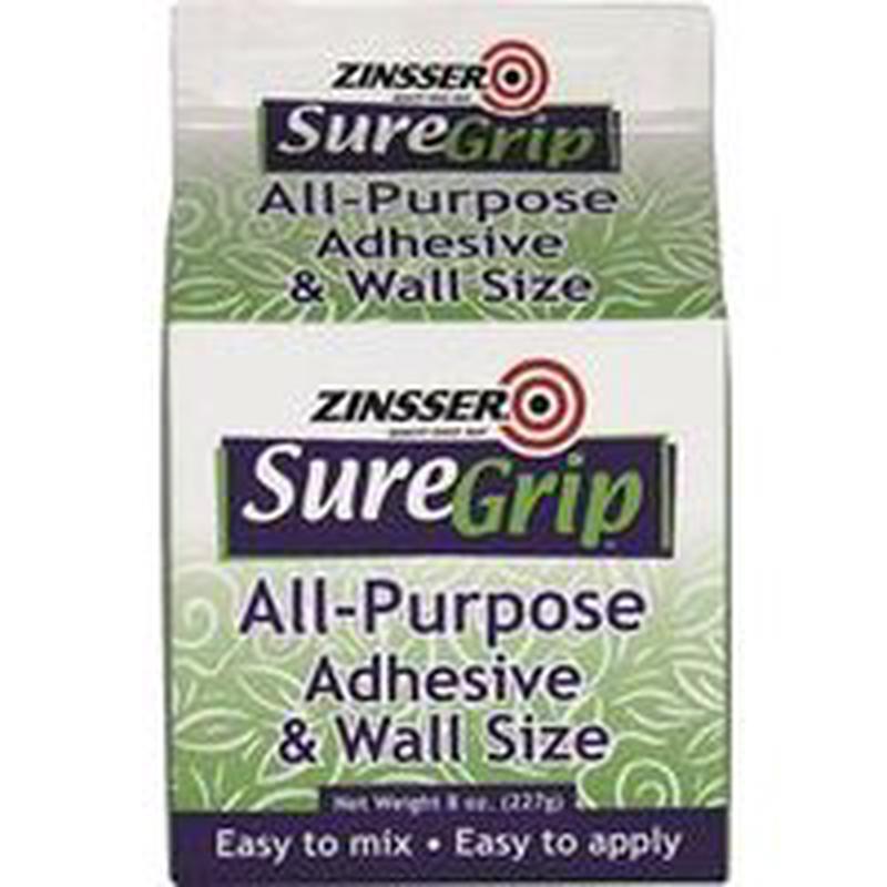 Zinsser Wallpaper Adhesive, White, 8 oz Container, 8OZ AP Adhes/Wall Size (62008)