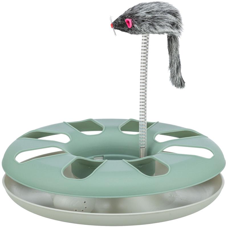 Trixie Crazy Circle with plush mouse, diam. 24 x 29 cm