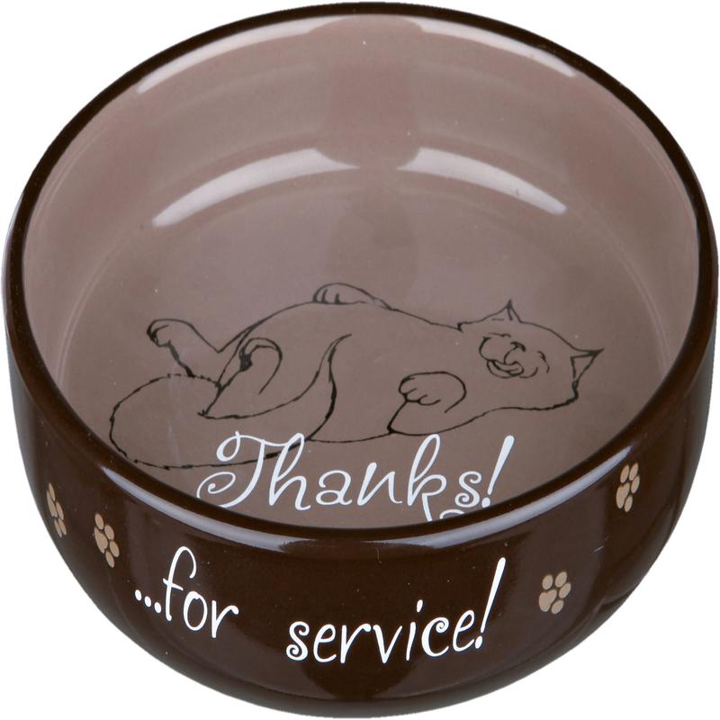 Trixie Cat bowl for short-nosed breeds, ceramic, 0.3 l/ 15 cm
