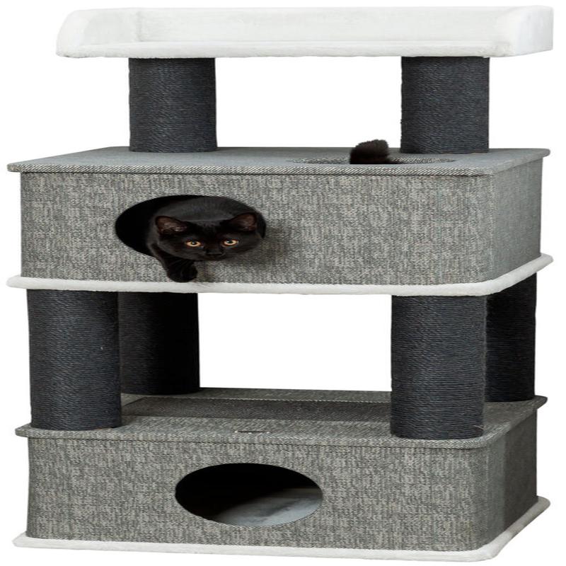 Trixie Almira cat tree, 128 cm, grey