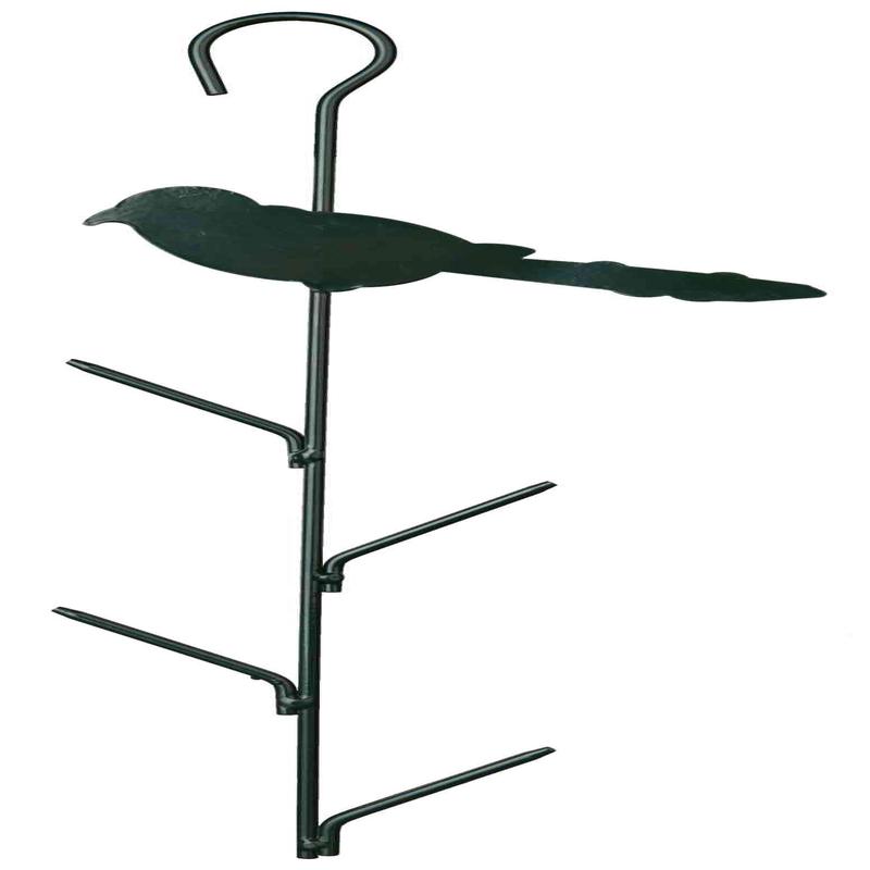 Trixie Fat ball feeder, 9 x 40 cm, dark green