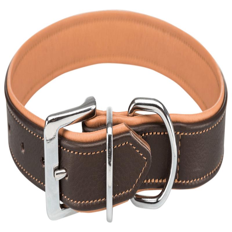 Trixie Active Comfort collar, L: 47-54 cm/30 mm, brown/light brown