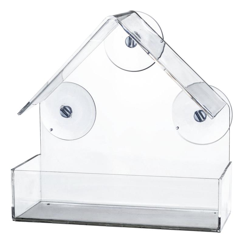 Trixie Bird feeder for window pane, 225 ml/15 ? 15 ? 6 cm, TRA