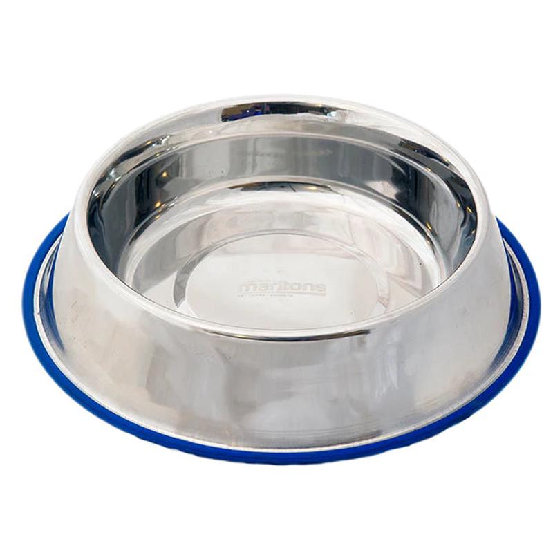 ANTI SLIP STAINLESS STEEL DOG BOWL 2.8L Marltons