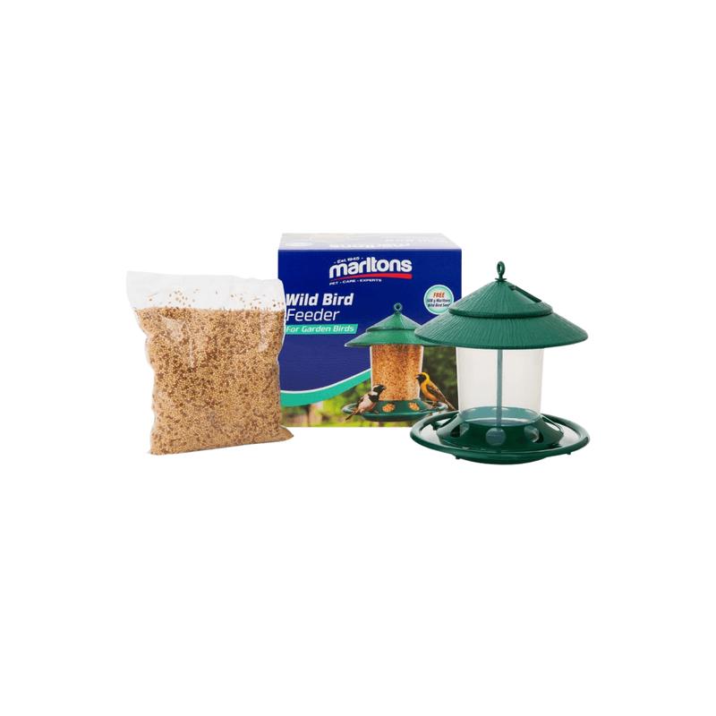 BIRD FEEDER + FREE WILD BIRD SEED