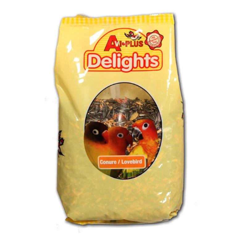 CONURE & LOVEBIRD FOOD 1KG AVI-PLUS