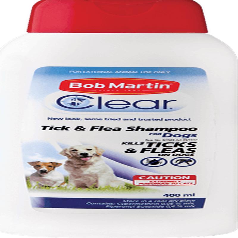 SHAMPOO TICK & FLEA DOG 200ML BOB MARTIN