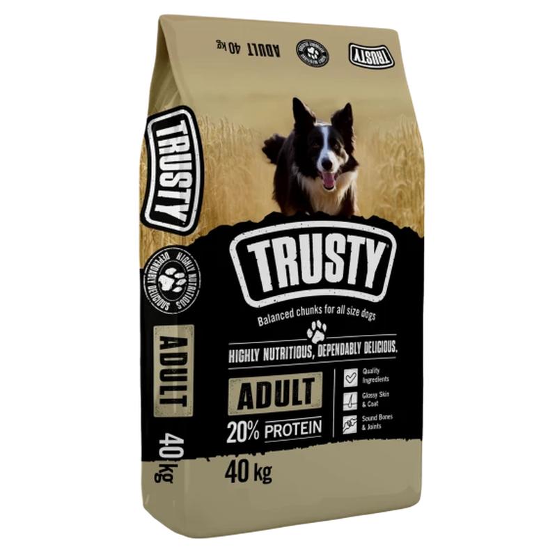 DOG FOOD BEEF 40KG TRUSTY AVI