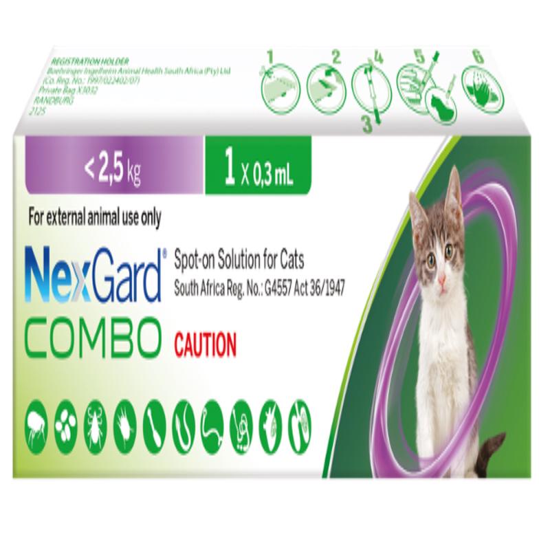 NEXGARD COMBO CAT SMALL 0.3ML (<2.5KG)