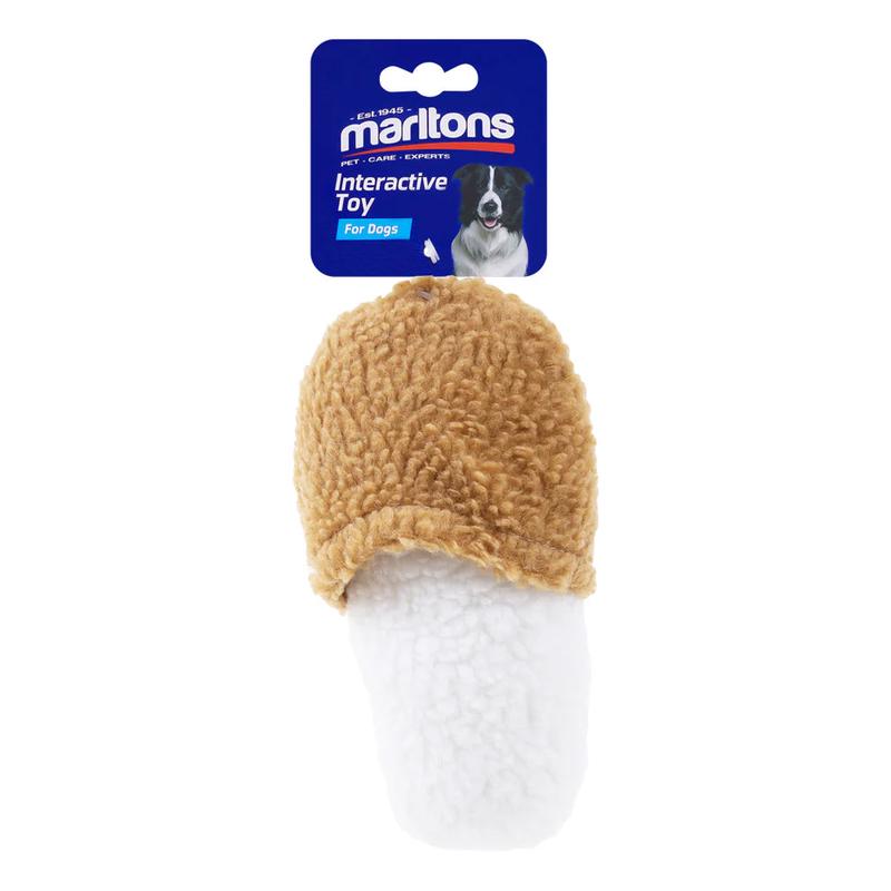 SLIPPER - SHEEPSKIN 22X13X5CM (YT3881) MARLTONS