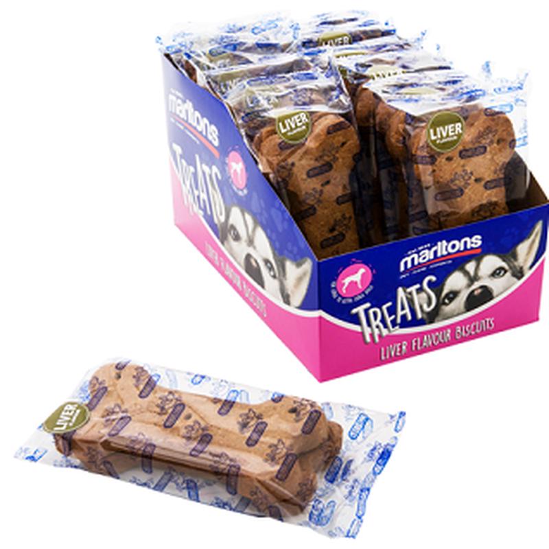 BISCUITS LIVER FLAVOUR 2PCE 80G MARLTONS