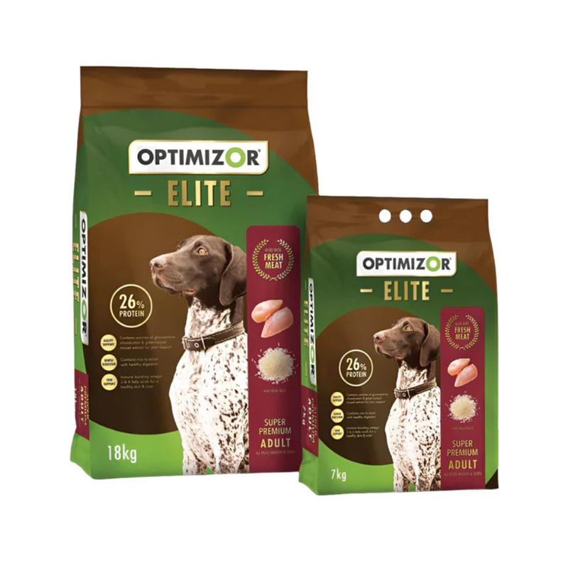 DOG FOOD ELITE ADULT 26% 7KG OPTIMIZOR