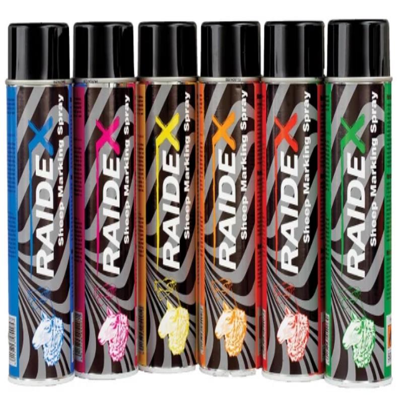 MARKING SPRAY SHEEP ORANGE 500ML RAIDEX