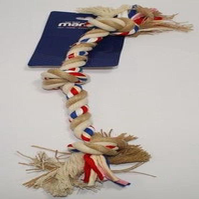 TOY ROPE 3 KNOTTED 48CM MARLTONS