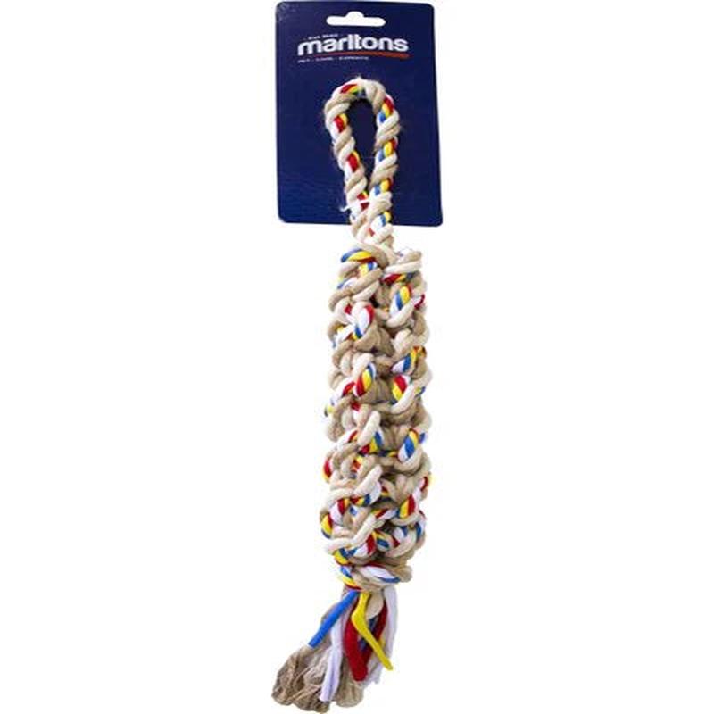 TOY ROPE TUG PLATTED 43CM MARLTONS