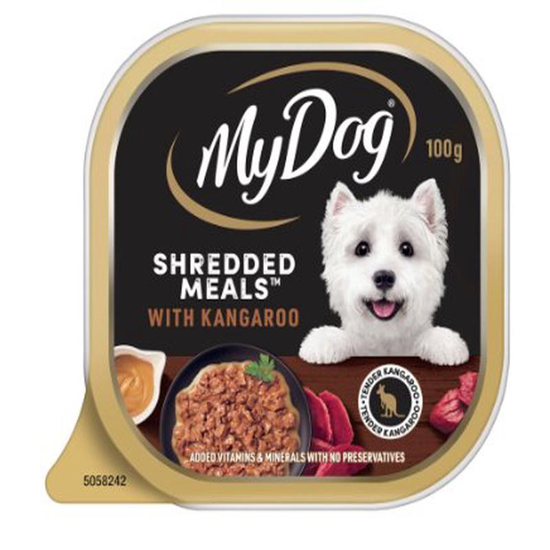 My Dog Wet Food Shredded Meals Kangaroo 12 x 100g