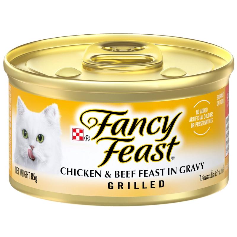 Fancy Feast Grilled Chicken and Beef Feast in Gravy 85g