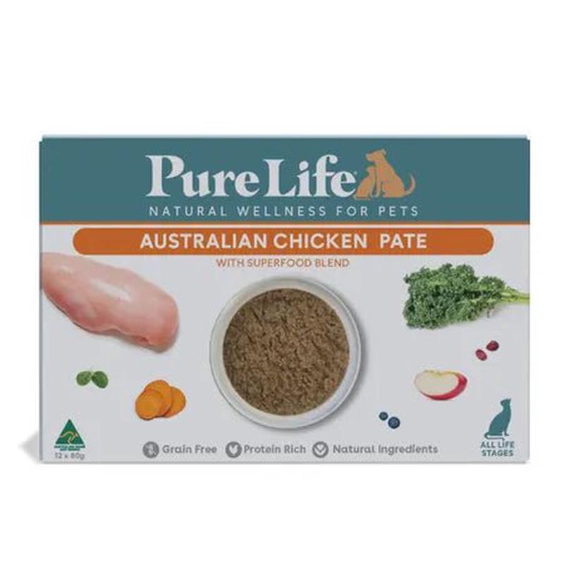 Pure Life Adult Wet Cat Chicken 12 x 80g