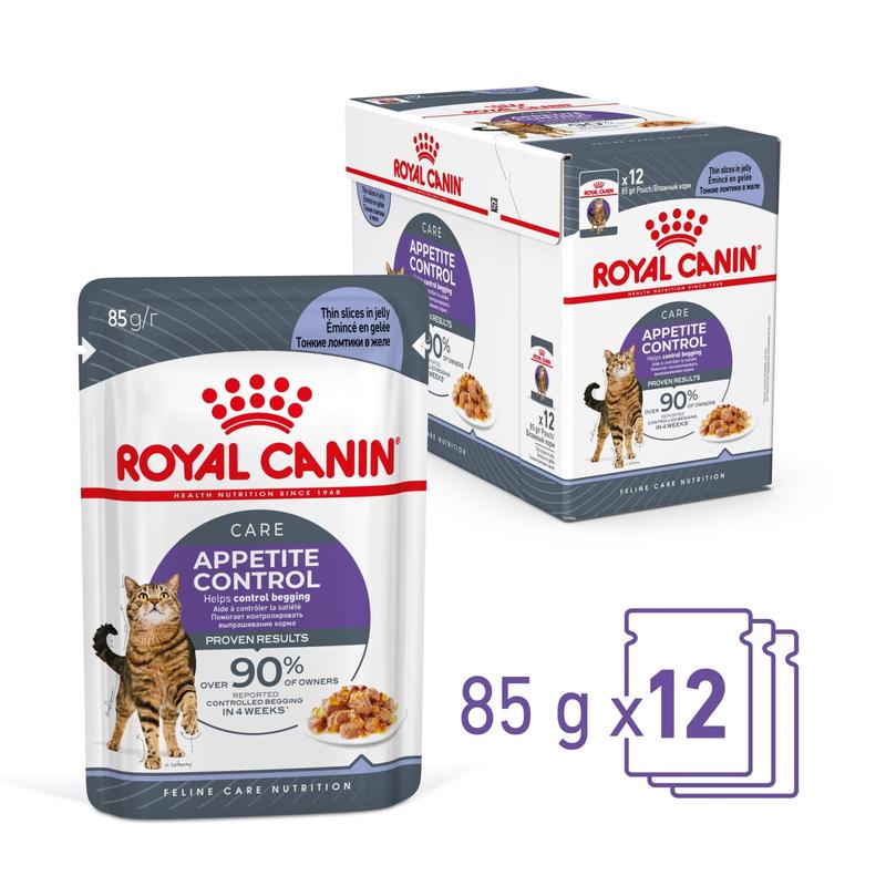 Royal Canin Wet Cat Food Appetite Control Jelly 12x85g