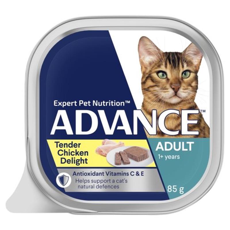 Advance Wet Cat Food Adult Tender Chicken 85g