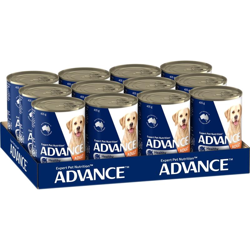 Advance Wet Dog Food Adult Healthy Weight 12x405g