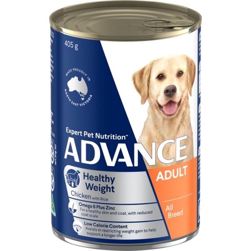 Advance Wet Dog Food Adult Healthy Weight 405g