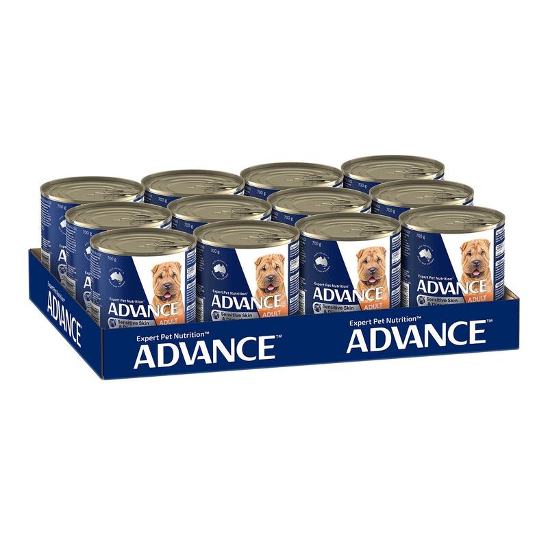 Advance Wet Dog Food for Sensitive Adult Dogs 12x700g