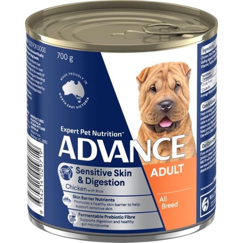 Advance Wet Dog Food for Sensitive Adult Dogs 700g