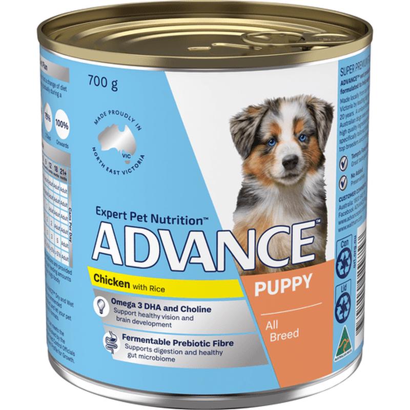 Advance Wet Puppy Food Chicken And Rice 700g