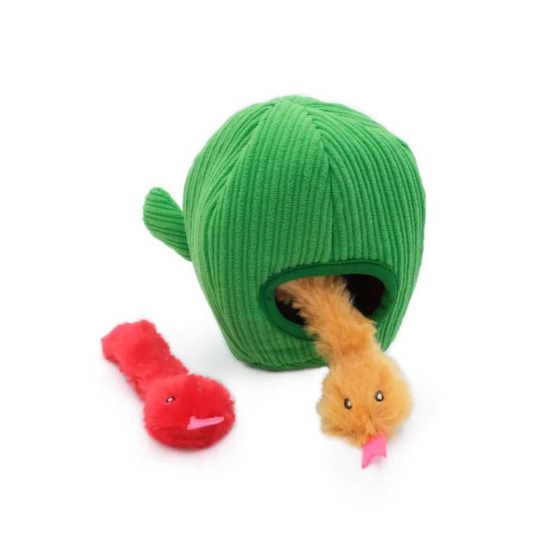 Zippy Paws Zippy Claws Burrows Cat Toy - Snakes in Cactus