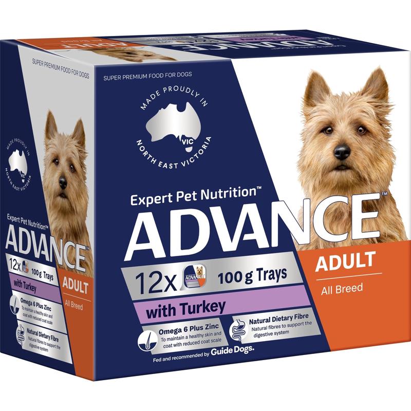 Advance Wet Dog Food Adult Turkey 12x100g