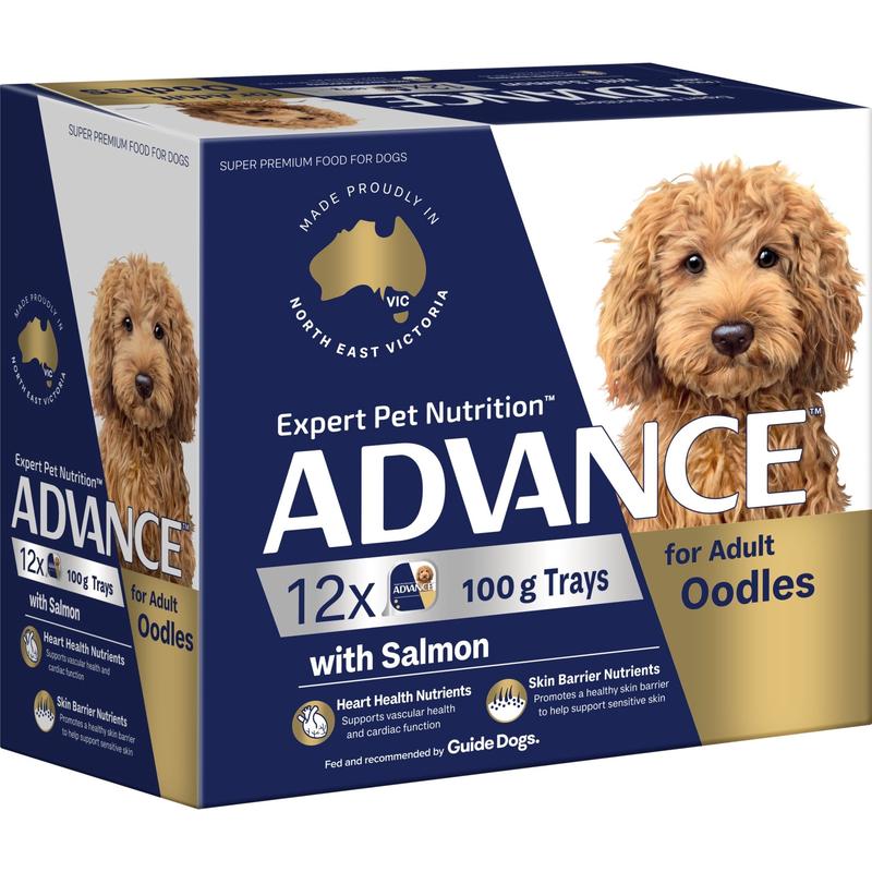Advance Wet Dog Food Oodles Adult Salmon 12x100g
