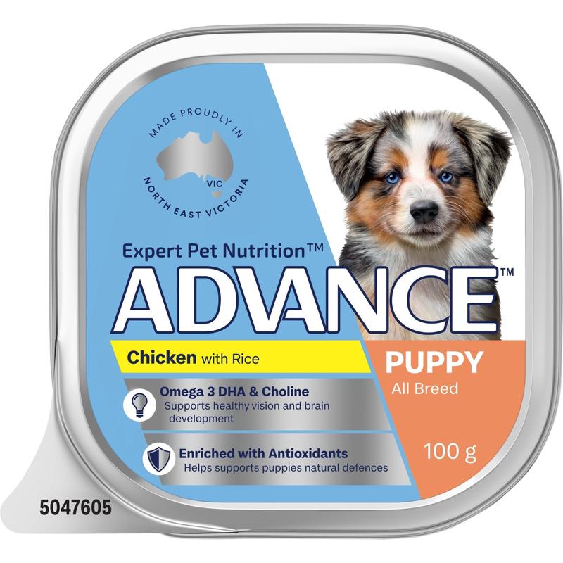 Advance Wet Dog Food Puppy Chicken and Rice 100g