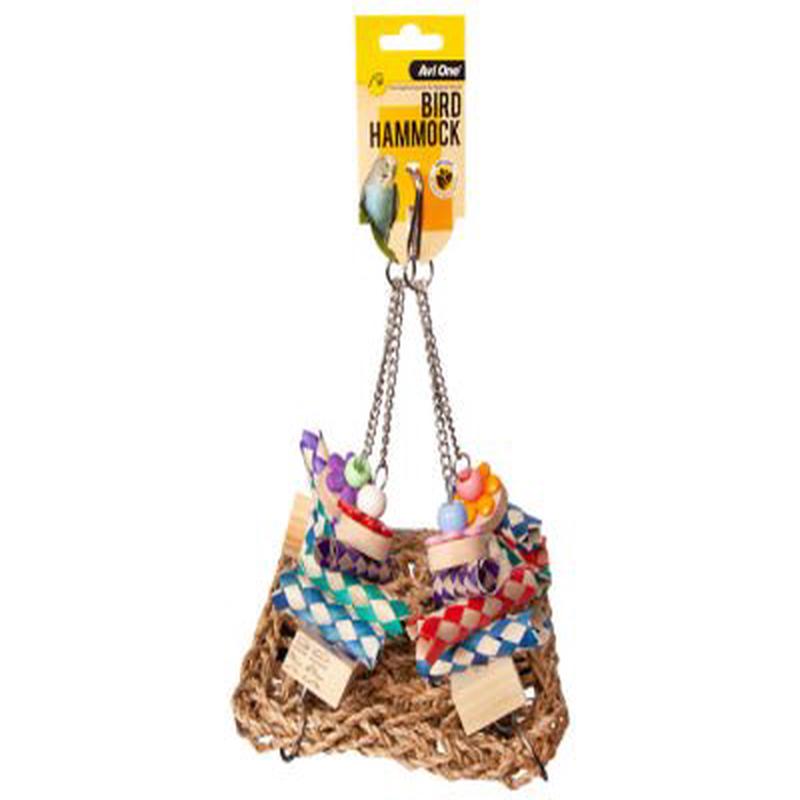 Avi One Bird Toy Wooden Blocks & Beads 34cm zzz