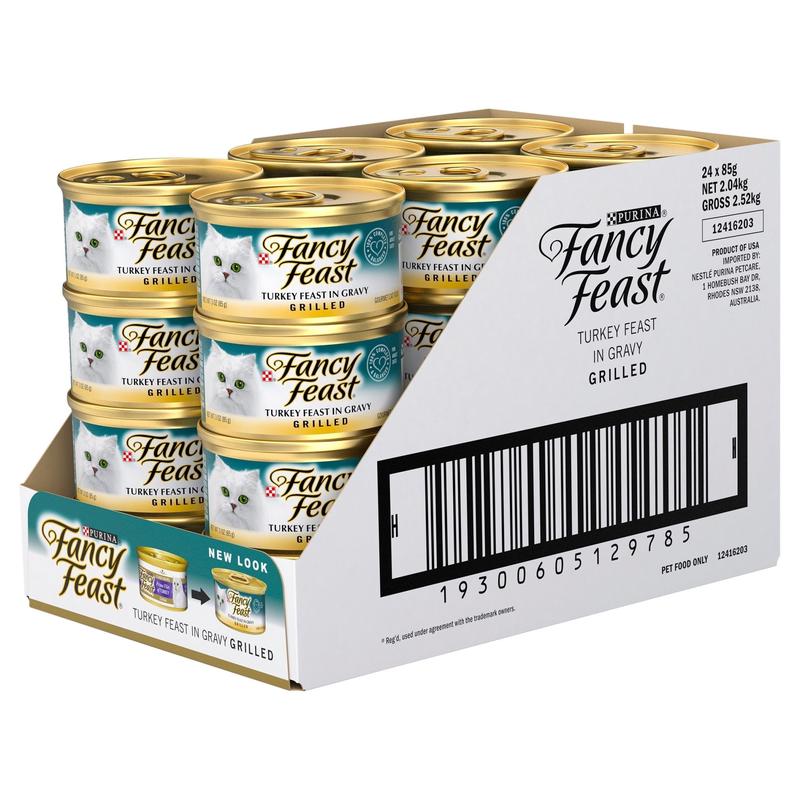 Fancy Feast Grilled Turkey in Gravy 24x85g
