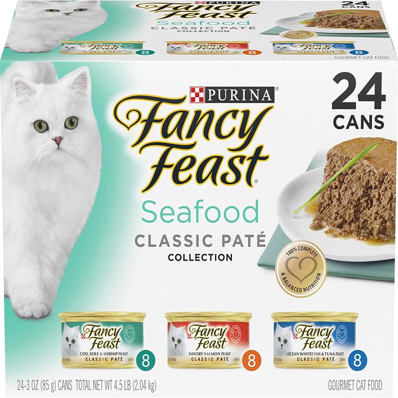Fancy Feast Seafood Classic Pate Collection 24x85g